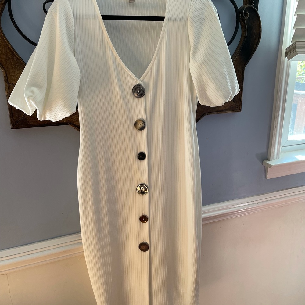 Long white dress from ASOS